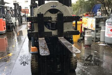 ACTIVE FORKLIFTS - Toyota 7FB25 Electric Forklift with Rotator ACTIVE FORKLIFTS - Toyota 7FB25 Electric Forklift with Rotator