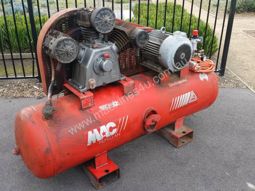 Compressor McMillan 52 CFM 10-hp, 300L, 3-cyl