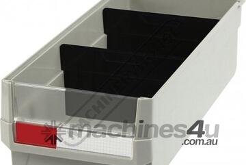 Plastic Storage Bin BK-164 Suits All MSR Modular Storage Systems 164 x 375 x 105mm - Includes 2 x Di
