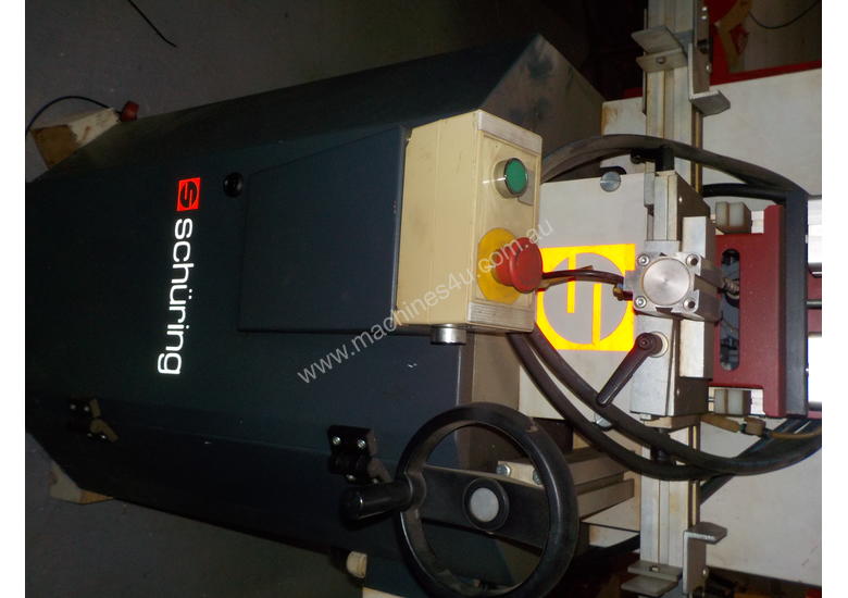 caption Automatic Milling Machine Slot Router/ Lightly used / Schüring 2007
