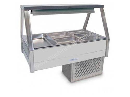 Roband ERX23RD Straight Glass Food Bar - Refrigerated Cold Plate & Cross Fin Coil