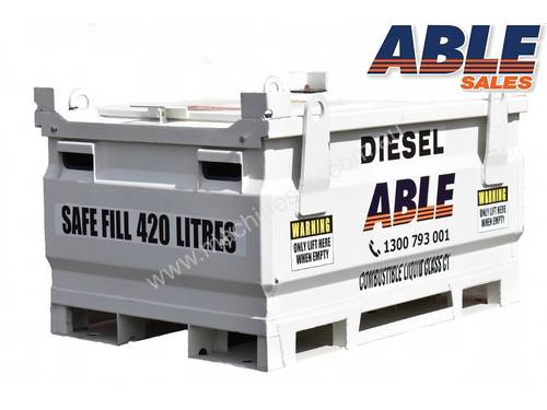 Able Fuel Cube Bunded 450 Litre (Safe Fill 420 Litre)