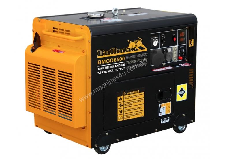 New Bullmax BULLMAX BMGD-6500 HEAVY DUTY diesel 3 phase Generator 7 5 ...