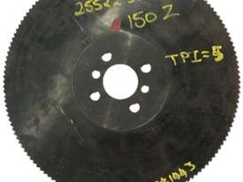 Cold Saw Blade HSS 255Ø x 2.5 x 38mm Bore 150T - picture0' - Click to enlarge