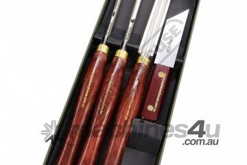 CHS4S HSS Wood Turning Tools - 4 Piece Set Starter Chisel Set
