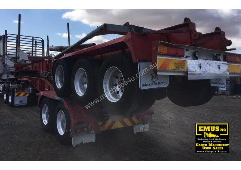 caption 2004 Elphinstone Skel Logging Trailers. TS428
