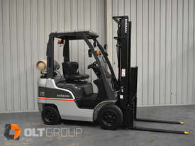 Used Nissan 1.8 Tonne Forklift Sideshift LPG 2 Stage Clear View Mast 3700mm Lift Height  - picture2' - Click to enlarge