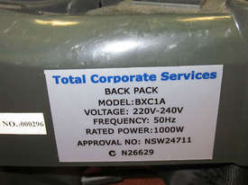 TCS NEW Commercial Dry Backpack Vacuum Cleaner Ametek Motor 1000W 3L - picture2' - Click to enlarge