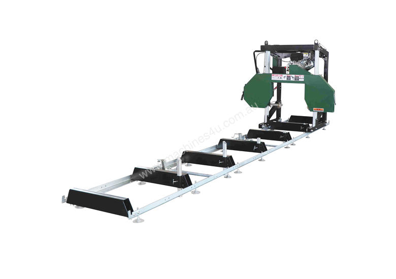 caption 18HP Brigs and Stratton Hardwood Mills Portable Sawmill GT34 MASSIVE CLEARANCE OVER THE Blade
