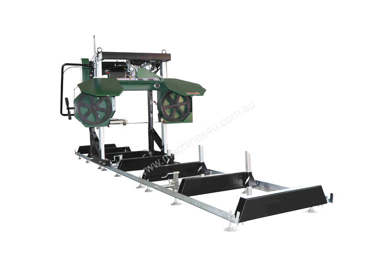 caption 18HP Brigs and Stratton Hardwood Mills Portable Sawmill GT34 MASSIVE CLEARANCE OVER THE Blade
