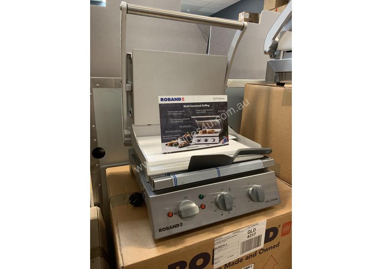 caption Roband GSA610S | 6 Slice Smooth Surface Contact Grill