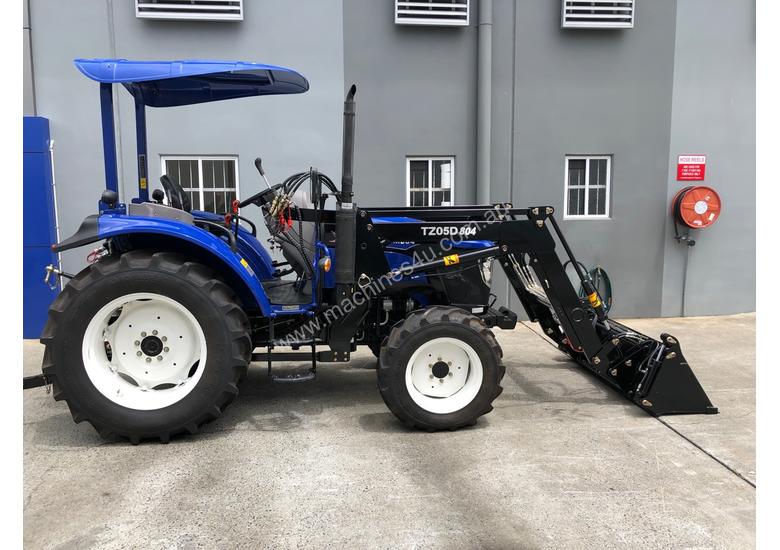 caption Lovol M804 ROPS 80hp 4WD Tractor with 4 in 1 Loader