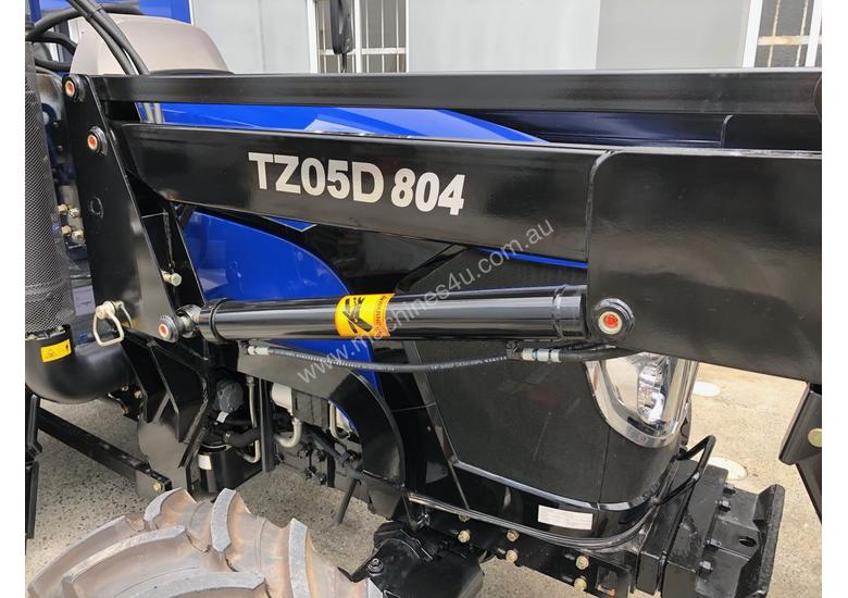 caption Lovol M804 ROPS 80hp 4WD Tractor with 4 in 1 Loader