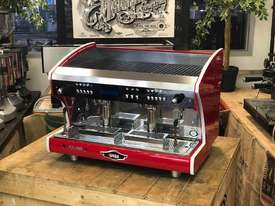 WEGA POLARIS TRON 2 GROUP BRAND NEW ESPRESSO COFFEE MACHINE - RED & BLACK COLOUR OPTIONS AVAILABLE - picture0' - Click to enlarge