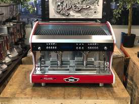 WEGA POLARIS TRON 2 GROUP BRAND NEW ESPRESSO COFFEE MACHINE - RED & BLACK COLOUR OPTIONS AVAILABLE - picture0' - Click to enlarge