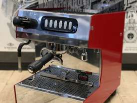 SAB NOBEL 1 GROUP RED TANK OR PLUMBED ESPRESSO COFFEE MACHINE - picture1' - Click to enlarge