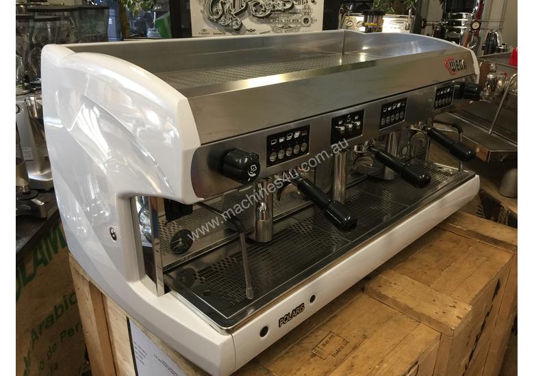 New wega WEGA POLARIS 3 GROUP HICUP WHITE ESPRESSO COFFEE MACHINE