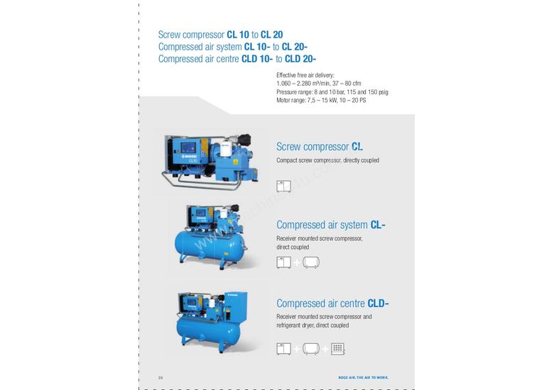 caption Screw Compressor Air Station 38 CFM