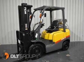 TCM FGE25T4 2.5 Tonne Forklift LPG EFI Container Mast 4800mm Lift Height 2371 Low Hours - picture0' - Click to enlarge