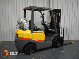 TCM FGE25T4 2.5 Tonne Forklift LPG EFI Container Mast 4800mm Lift Height 2371 Low Hours - picture1' - Click to enlarge