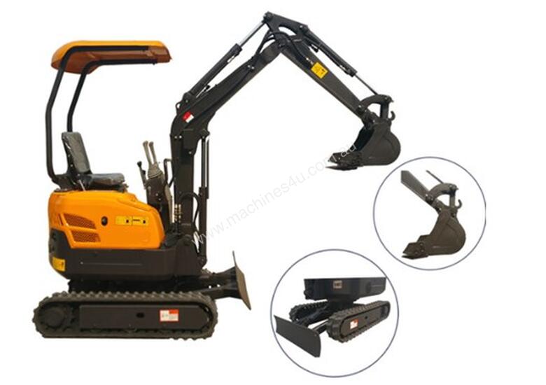 caption Mini Excavator – 1.7 Ton 15hp Yanmar Diesel Engine TM1.7