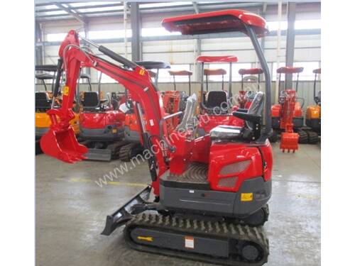caption Mini Excavator – 1.7 Ton 15hp Yanmar Diesel Engine TM1.7