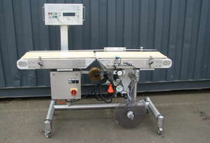 Automatic Bottom Label Applicator Labeler - ELS