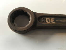 Slogging Spanner 30mm Ring End Wrench Typhoon Tools 74030 - picture1' - Click to enlarge