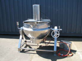 Stainless Steel Tilting Electric Jacketed Cooker Kettle Mixer - 300L - picture0' - Click to enlarge