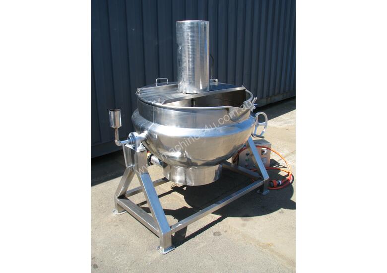 Used Flowtam Stainless Steel Tilting Electric Jacketed Cooker Kettle