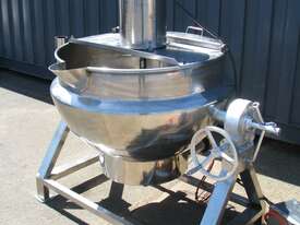 Stainless Steel Tilting Electric Jacketed Cooker Kettle Mixer - 300L - picture1' - Click to enlarge