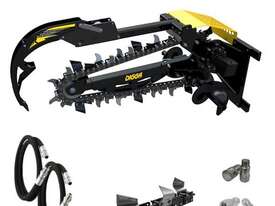 Digga Hydrive Trencher 900mm and 1200mm for Skid Steer Loaders up to 8T - picture0' - Click to enlarge