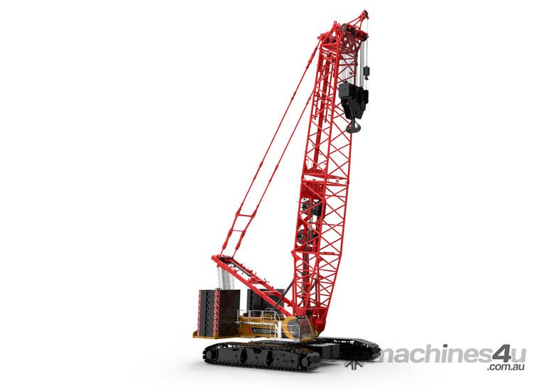 caption SANY SCC5500A Lattice Crawler Cranes