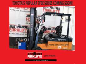 TOYOTA 7FBE18 63969 1.8 TON 1800 KG CAPACITY ELECTRIC FORKLIFT 4700 MM 3 STAGE CONTAINER MAST - picture0' - Click to enlarge