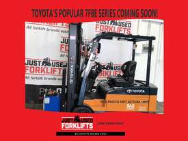 TOYOTA 7FBE18 63969 1.8 TON 1800 KG CAPACITY ELECTRIC FORKLIFT 4700 MM 3 STAGE CONTAINER MAST - picture0' - Click to enlarge