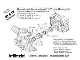 40517 - Repair Kit Water Seals for AQ Pump 20mm - picture0' - Click to enlarge