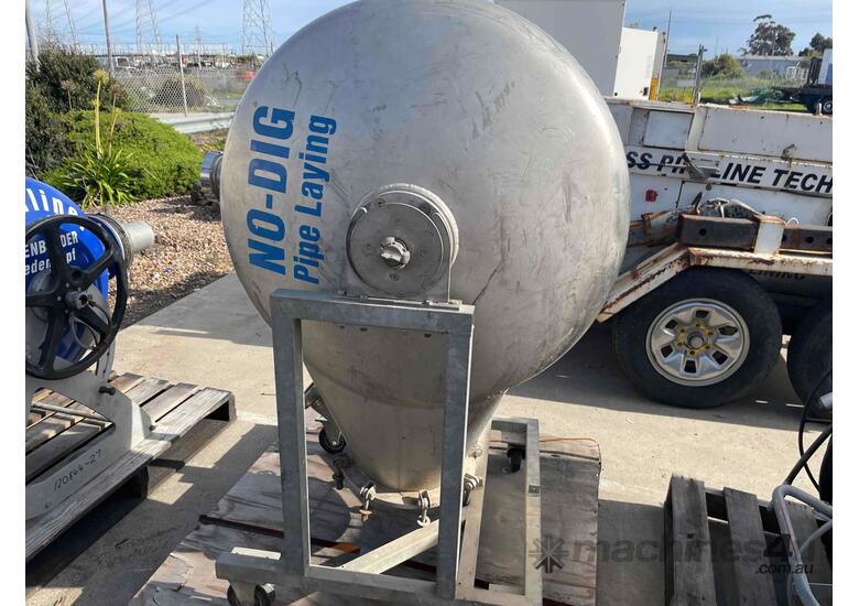 caption No-Dig Trenchless Pipe Repair Inversion Drum