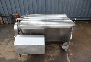Stainless Steel Paddle and Screw Mixer - 600L
