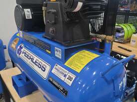 Peerless PHP15 Three Phase Air Compressor: Belt Drive, 4HP, 300LPM - for High Pressure - picture1' - Click to enlarge
