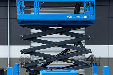 Runout Stock Sale!! Sinoboom 33ft Diesel Scissor! Perfect for Outdoor Use & Sites w/o Power Supply!