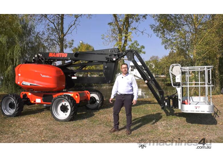 caption Manitou 160 ATJ+ Mobile Elevating Work Platform - 408Kg Platform Capacity