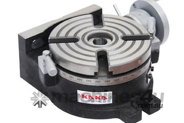 Kang Industrial HV-6 150mm Horizontal Vertical Rotary Table, Cast Iron Rotary Table, MT2 Bore