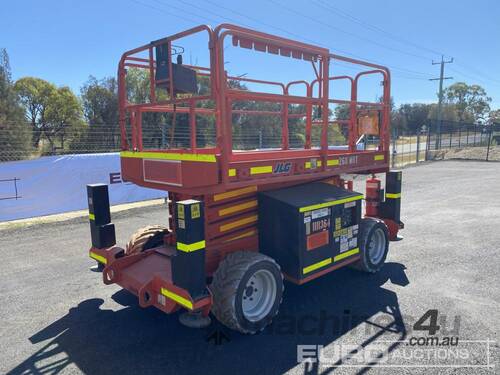 2012 JLG 260MRT Wheeled Scissor Lift Access Platform 