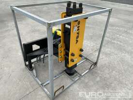 Unused Hydraulic Post Driver to suit Skidsteer Loader - picture0' - Click to enlarge