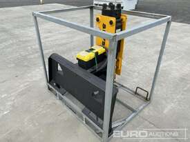 Unused Hydraulic Post Driver to suit Skidsteer Loader - picture2' - Click to enlarge