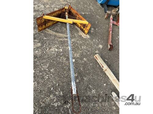 For Auction: Tow Behind Open Drain Scraper/Cleaner 