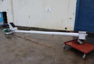 Large Auger Feeder Screw Conveyor - 5.4m Long Screw