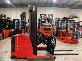 Nissan Best Walkie Reach Stacker Power Steering 4.5m Side Shift Great Battery  - picture0' - Click to enlarge