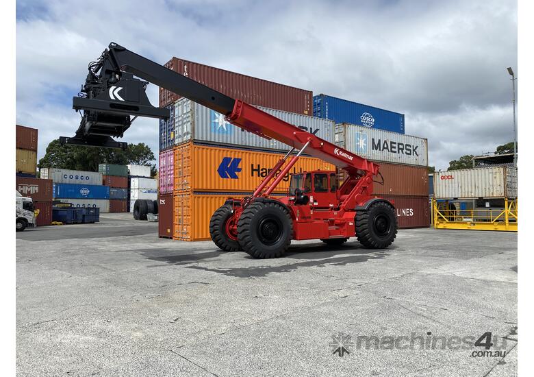 caption Kalmar RT240 - RT Crane / Reachstacker - 2012 - Sydney Forklifts - (PS107) 24 Ton Lift