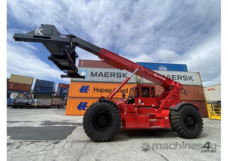 caption Kalmar RT240 - RT Crane / Reachstacker - 2012 - Sydney Forklifts - (PS107) 24 Ton Lift